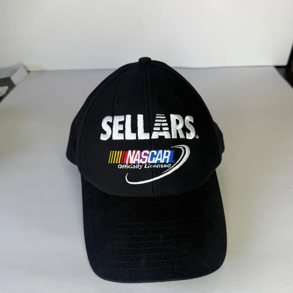 SELLARS NASCAR Crew Chief Club Hat Cap Black Officially Licensed‎ Racing